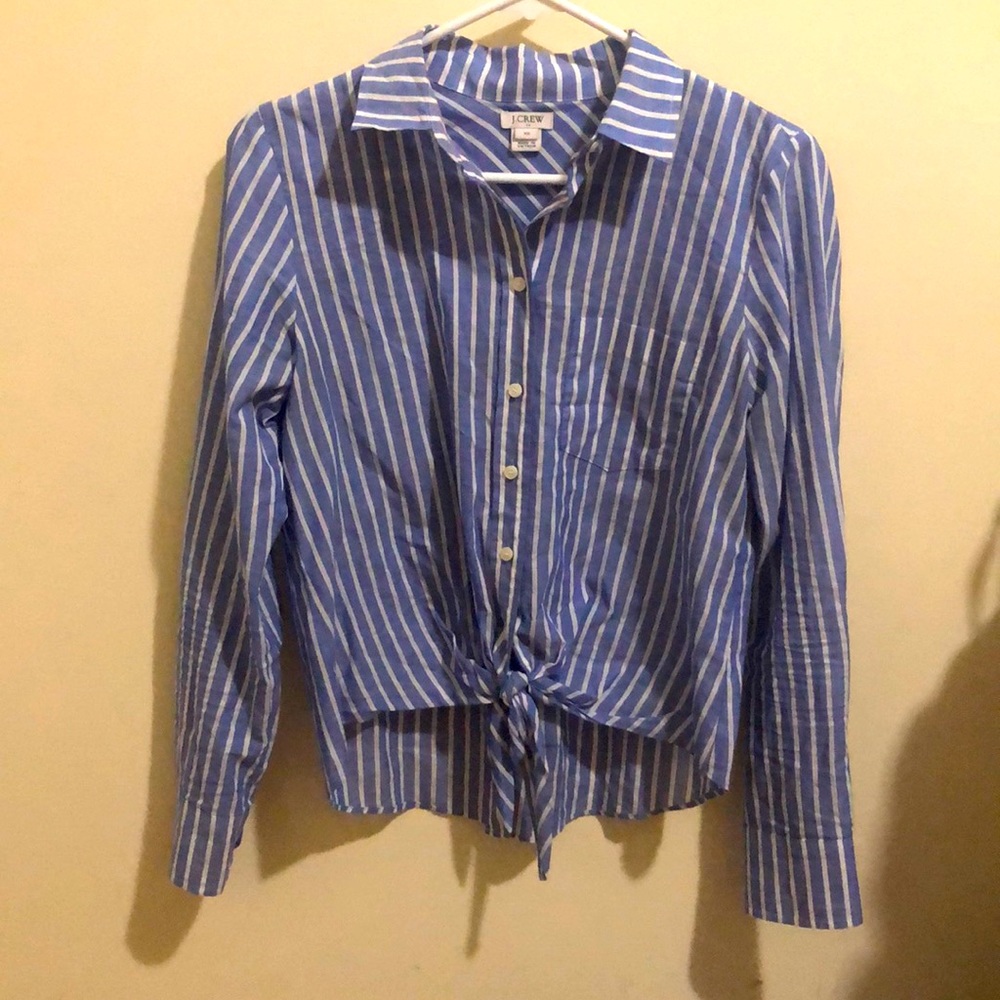 Jcrew tie knot shirt